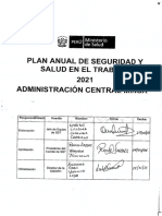 Plan Anual de Seguridad y Salud en El Trabajo 2021