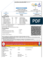 Panku Train Ticket