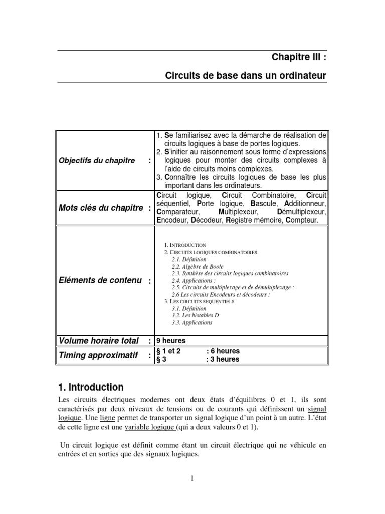 Chapitre 3 | PDF | Mathématiques | Logique mathématique