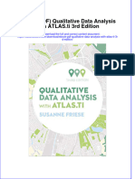 Ebook Ebook PDF Qualitative Data Analysis With Atlas Ti 3Rd Edition All Chapter PDF Docx Kindle