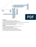 Crucigrama Biologia