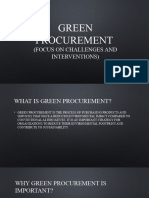 Green Procurement