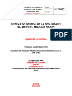 Sistema de Gestión de La Seguridad Y Salud en El Trabajo SG-SST