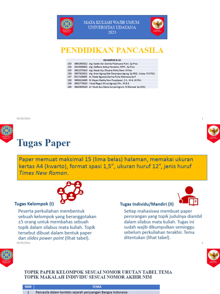 Pendidikan Pancasila Tugas Mk Pancasila Pdf