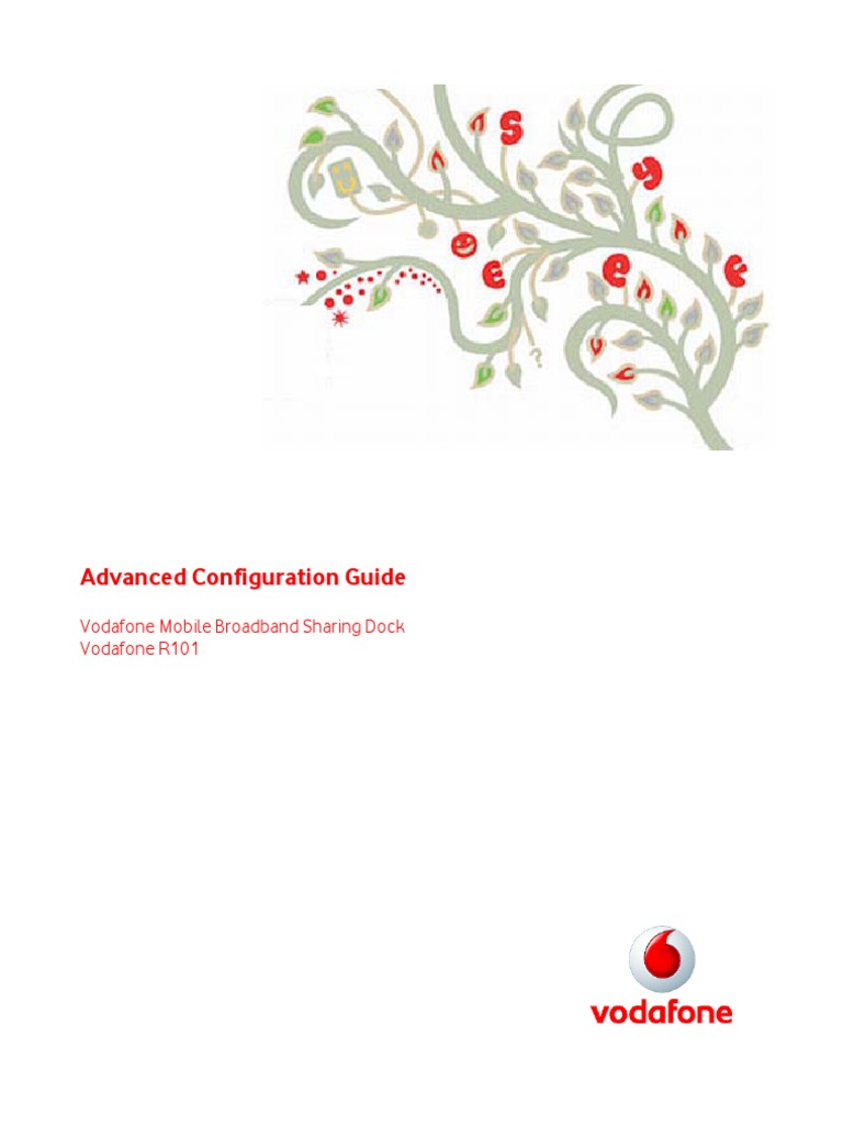 Advanced Configuration Guide: Vodafone Mobile Broadband Sharing Dock ...