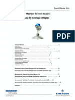 Guia de Instalação Rapido Medidor Radar Rosemount-Ptbr