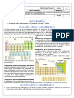 Reconocimiento de La Tabla Periodica