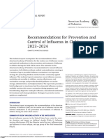 Recommendations For Prevention and Control of Influenza in Children 2023-2024