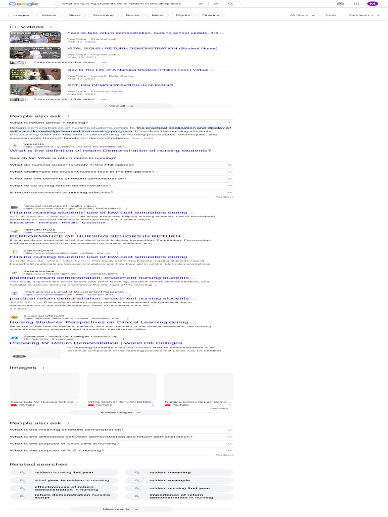 What Do Nursing Students Do in Retdem in The Philippines - Google ...
