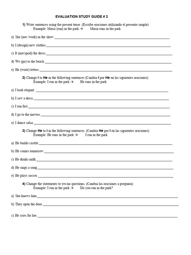 English Grammar Practice Guide | PDF | Semantic Units | Language Families