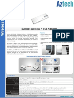 Aztech WL552USB OEM DataSheet