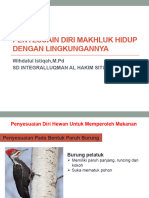 BAB 2 Penyesuain Diri Makhluk Hidup Dengan Lingkungannya