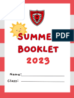 Summer Booklet j2 2023