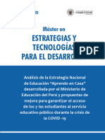 Master: Politica Aprendo en Casa