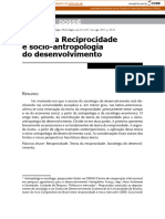 Teoria Da Reciprocidade e Sócio-Antropologia Do Desenvolvimento