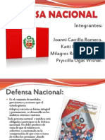 Defensa Nacional Tarea de Todos