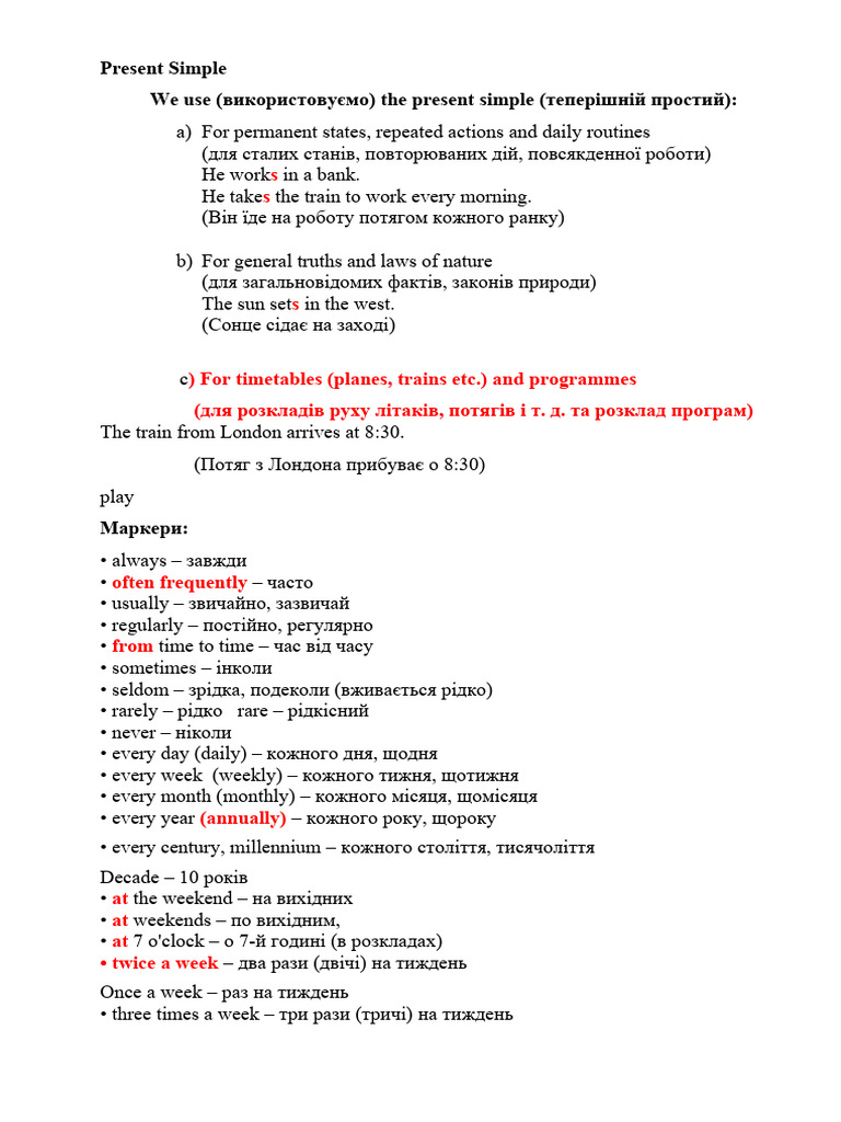 Tenses Pdf