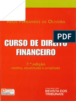 Curso de Direito Financeiro - Regis Fernandes de Oliveira