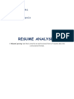 Resume Analyser Synopsis