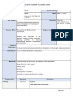 Sample Teaching Guide For Catch Up Fridays