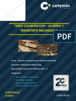 Tarea Colaborativa Acarreo y Transporte para Minería Mecanizada