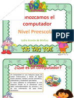 Conozcamos El Computador: Nivel Preescolar