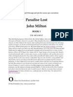 Paradise Lost John Milton: Book 1