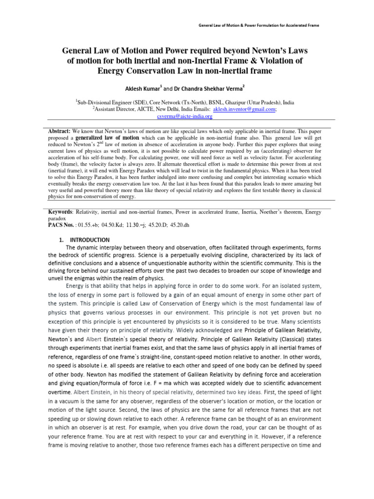 research-paper-on-newton-law-of-motion-and-energy-conservation-law-in