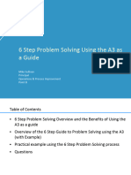 The A3 Approach To Problem Solving