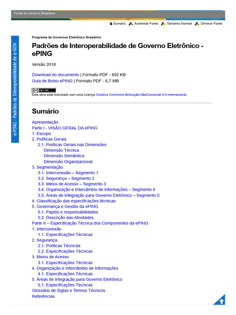 Padrões de Interoperabilidade ePING | PDF | Computação em nuvem | Rede ...