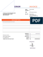 INVOICE DP Produki .