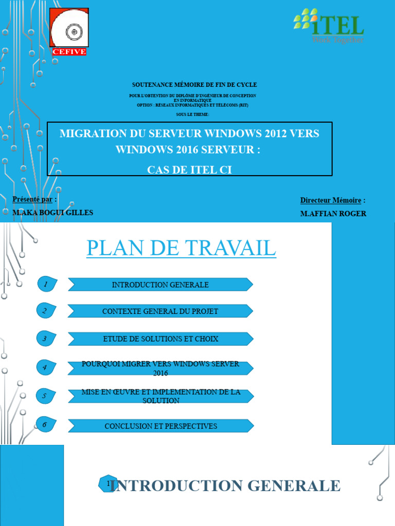 Migration Serveur Windows 2012 à 2016 | PDF | Système de noms de ...