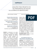 Recomendacoes para Projetos de Estacao de Tratamento de Aguas Residuarias de Abatedouro