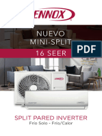 Mini Split Pared-16SEER-Lennox Inverter NUEVO