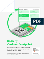 Database Battery Carbon Footprint