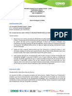 Companhia Energética de Minas Gerais - Cemig Companhia Aberta CNPJ 17.155.730/0001-64 NIRE 31300040127 Comunicado Ao Mercado