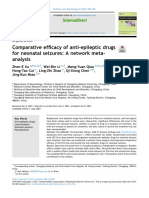 Comparative Efficacy of Anti-Epileptic Drugs For Neonatal Seizures: A Network Meta - Analysis