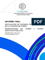Informe Final N°892-2023 Municipalidad de Purén, Sobre Auditoría A La Instalación de Viviendas de Emergencia en La Comuna de Purén-Diciembre-2023.