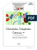 3º Ano - Ativ. Adap. CIÊNCIAS - 3º Ano