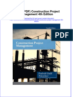 Ebook Ebook PDF Construction Project Management 4Th Edition All Chapter PDF Docx Kindle