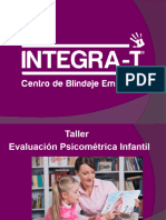 Taller Evaluación Psicométrica Infantil Ejemplos