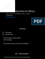 Leffler - Introduction To Ethics - Lecture 1