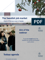The Swedish Job Market Aysha Och Emma