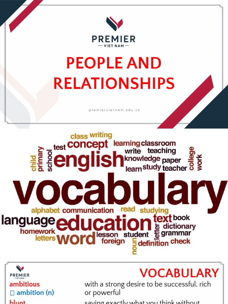 People and Relationships | PDF | Psychological Concepts | Psychology