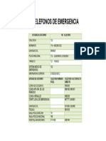 Telefonos de Emergencia