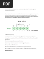 C++ Arrays