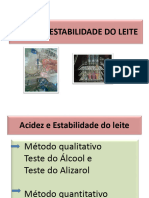 Acidez e Estabilidade