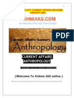 Anthropology Current Affairs Magazine January 2024