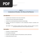 LLE1121 - Phonetics Unit 1 (Part 1)