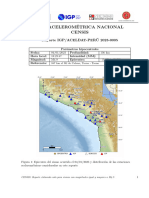 Red Acelerom Etrica Nacional Censis: Reporte IGP/ACELDAT-PER U 2023-0005